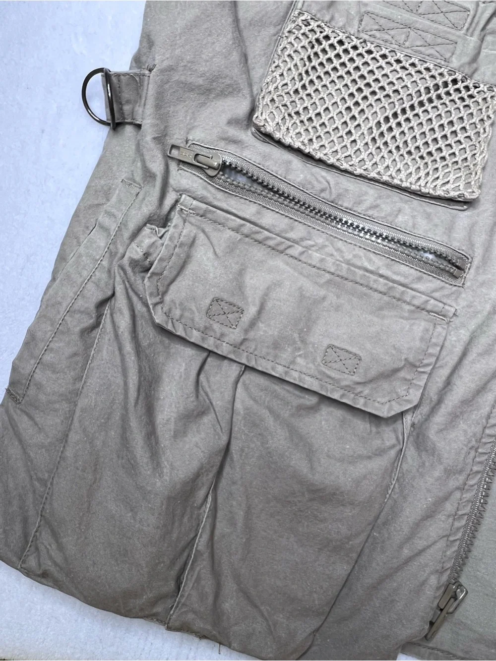Vintage Banana Republic Safari Utility Vest Men’s Large Multi Pocket Fishing